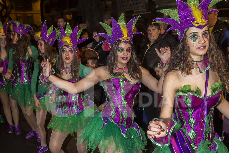 Rua del Carnaval de Les Roquetes del Garraf 2017